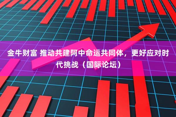 金牛财富 推动共建阿中命运共同体，更好应对时代挑战（国际论坛）
